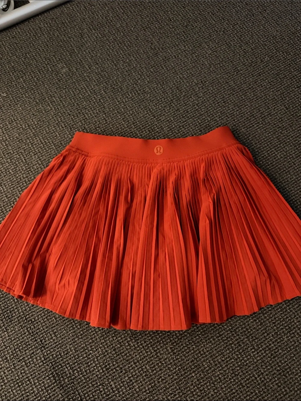 lululemon athletica Varsity High-Rise Pleated Tennis Skirt 6 autumn rust